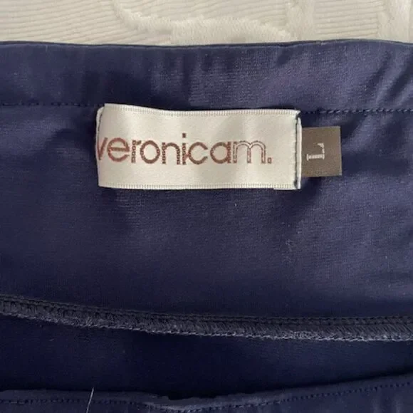 Veronicam Long Blue Maxi Stretchy Flowy Skirt Size Large - Picture 6 of 6